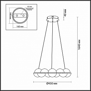 Накладной светильник Odeon Light Conti 4106/64L