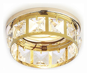 Встраиваемый светильник Ambrella Crystal 101 K101 CL/G