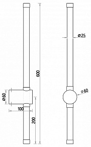 Бра Favourite Lignum 3057-1W