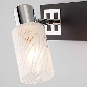 Спот Eurosvet Скарлет 20020/2 хром/венге