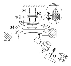 Спот Globo Boronia 54344-3
