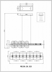 Подвесной светильник Wertmark Nicola WE159.20.323
