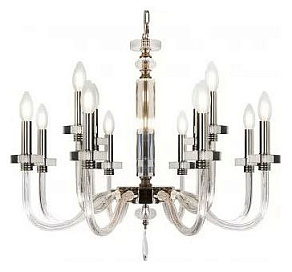 Подвесная люстра iLamp Vibe P9474-8+4 Nickel