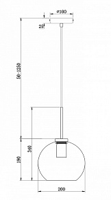 Подвесной светильник Freya Bravis FR8002PL-01B