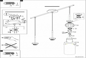 Подвесной светильник Eglo Ricabo 93103