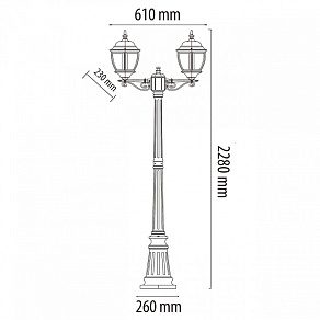 Фонарный столб DeMarkt Фабур 1 804040602