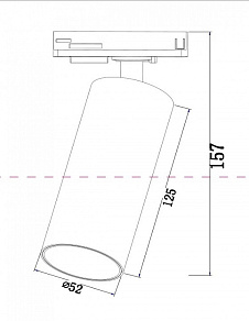 Светильник на штанге Maytoni Focus LED TR021-1-12W3K