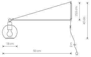 Бра Nowodvorski Crane 9374