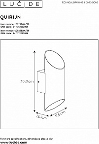 Бра Lucide Quirijn 09233/01/30