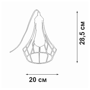 Настольная лампа декоративная Vitaluce V2566 V2566-1/1L