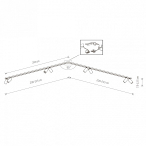 Спот Nowodvorski Mono Corner 7723