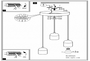 Подвесной светильник Eglo ПРОМО Silvares 95523