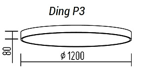 Накладной светильник TopDecor Ding Ding P3 12