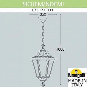 Подвесной светильник Fumagalli Noemi E35.121.000.WYH27