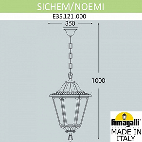 Подвесной светильник Fumagalli Noemi E35.121.000.WXH27