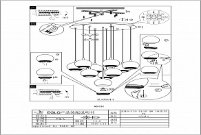 Подвесной светильник Eglo Conessa 95914