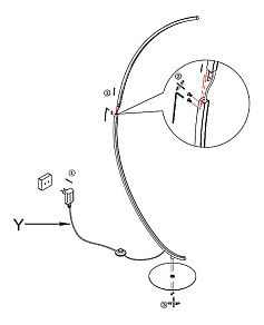 Торшер Globo Supreme 58235S