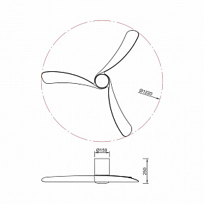 Светильник с вентилятором Mantra NEMO 9047
