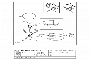 Настольная лампа декоративная Eglo ПРОМО Castellato 97333