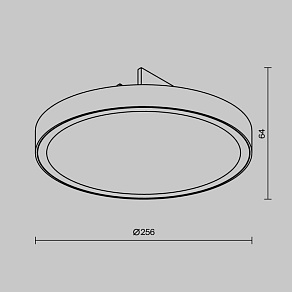 Накладной светильник Maytoni Outdoor  O-TR01-1-F-25WB3K