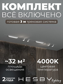 Комплект трековый Hesby Lighting Skylite №5 HSBL_kompl_S005_VI3W4K