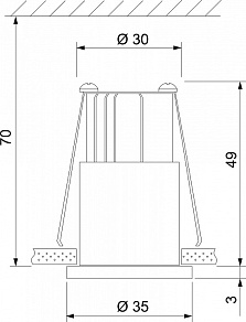 Встраиваемый светильник Elektrostandard 15269/LED 15269/LED