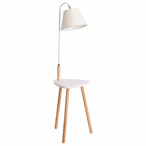 Торшер с полкой Arte Lamp Combo A9201PN-1WH