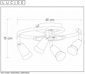 Спот Lucide Bingo-led 13957/24/12