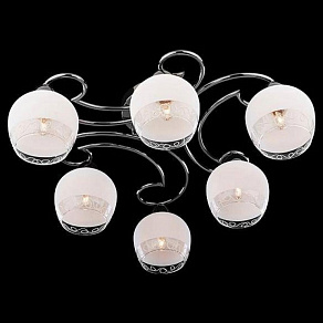 Потолочная люстра Eurosvet 70032 70032/6 чёрный жемчуг