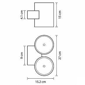 Накладной светильник Lightstar Paro LED 372574