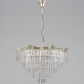 Подвесная люстра ILLUMICO LYRA IL3575-8+4PSQ-24 GD LYRA
