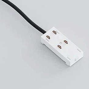 Токопровод концевой Luminotti SLIMLINE L.200.1.WH