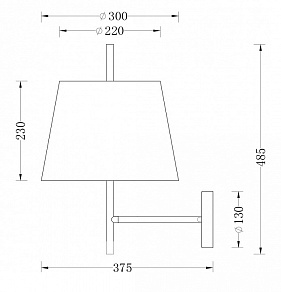 Бра Freya Sandy FR5118WL-01BS