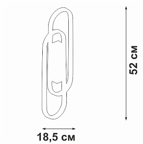 Накладной светильник Vitaluce V3042 V3042-1/2A