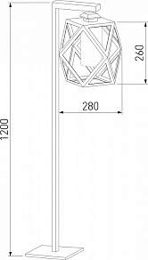 Наземный высокий светильник Elektrostandard Ambra 35133/F