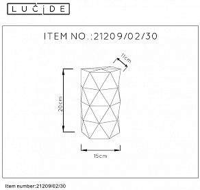 Накладной светильник Lucide Otona 21209/02/30
