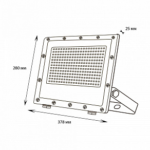 Настенно-потолочный прожектор Uniel ULF-F50 UL-00012763