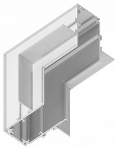 Соединитель угловой L-образный для треков встраиваемых Ambrella GL GL3362