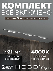 Комплект трековый Hesby Lighting Skylite №1 HSBL_kompl_S001_NI3W4K_01
