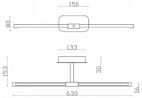 Подсветка для зеркала Favourite Insight 4016-2W