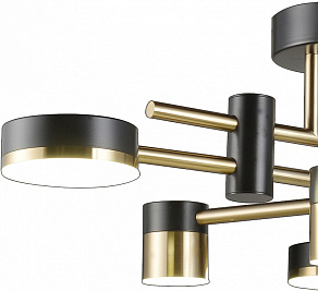 Потолочная люстра Natali Kovaltseva LOFT LED LED LAMPS 81368 GOLD BLACK