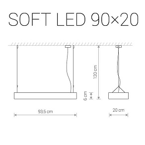Подвесной светильник Nowodvorski Soft LED 9544