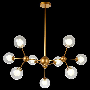 Люстра на штанге Natali Kovaltseva Venti VENTI 81422/8C GOLD SATIN