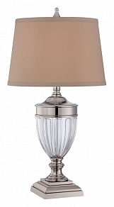 Настольная лампа декоративная Quoizel Dennison QZ-DENNISON-PN