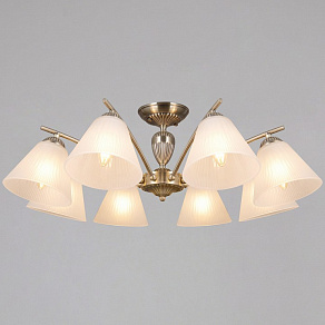 Люстра на штанге ILLUMICO  IL0900-8CSQ-26 AB ELITE