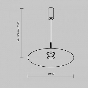 Подвесной светильник Maytoni Platte MOD352PL-L10W3K1