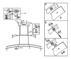 Подвесной светильник Globo Dilan 68081Z