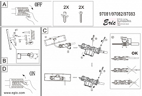 Светильник на штанге Eglo Vadumi 97082