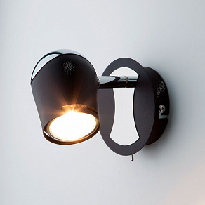 Бра Eurosvet Middle 20057/1 хром/черный