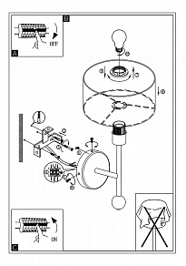 Бра Eglo Positano 94344